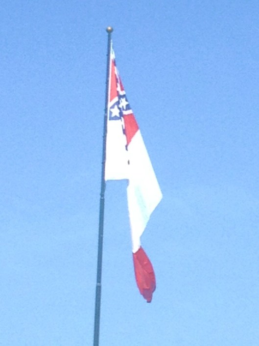 Confederat flag near Tampa